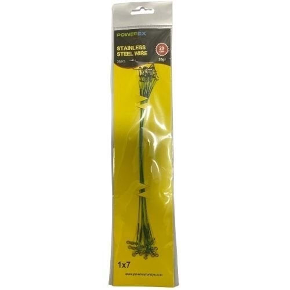 Powerex 20 Cm Klipsli Bilyalı Fırdöndülü Çelik Tel 10 Adet