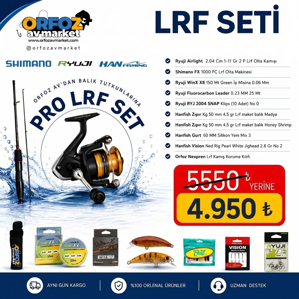 Shimano Ryuji Full Lrf Seti