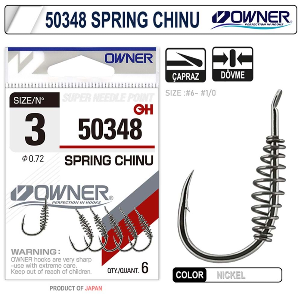 Owner 50348 Spring Chinu Nickel İğne 3