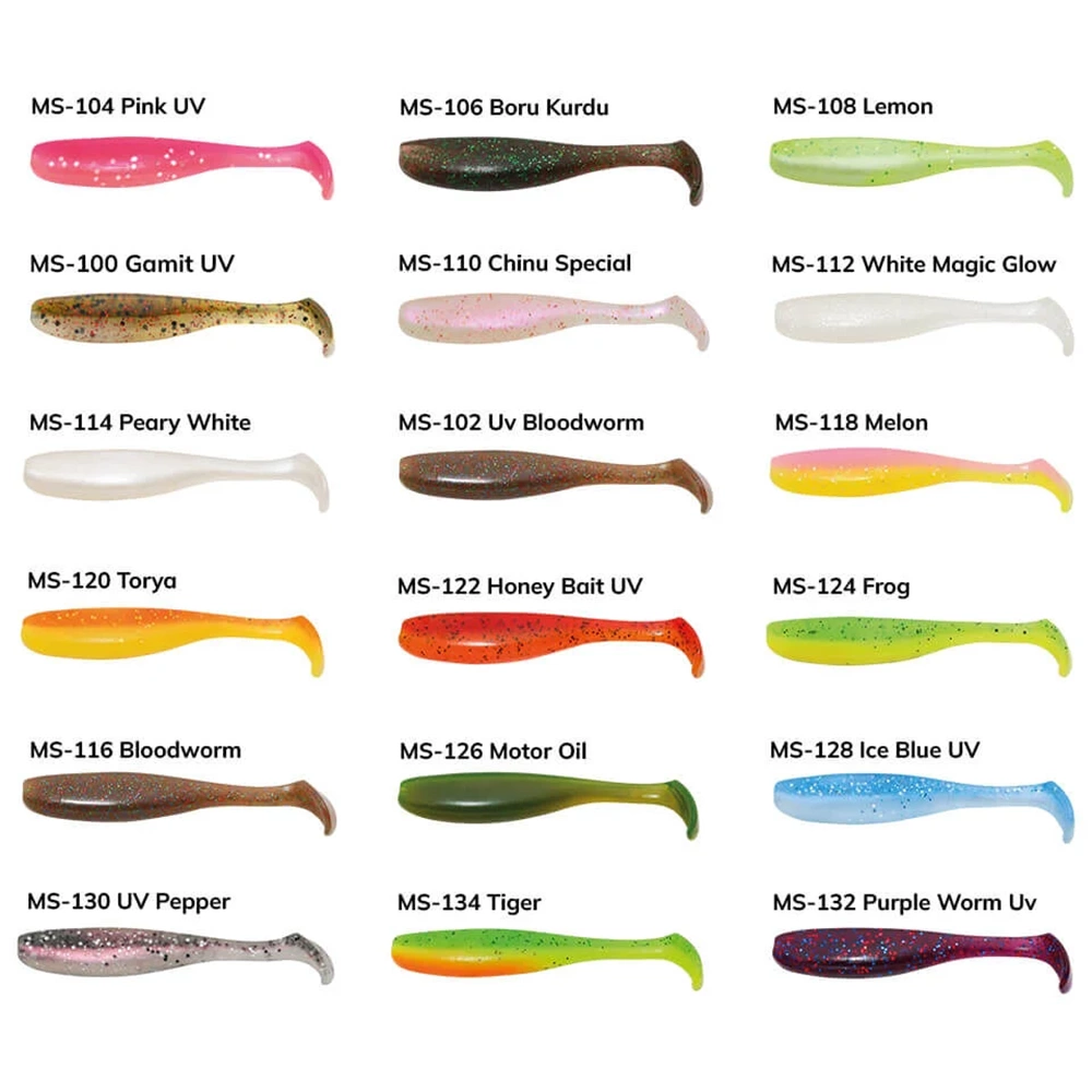 Hanfish Shad Bait 6 Cm Silikon Yem - UV BLOODWORM