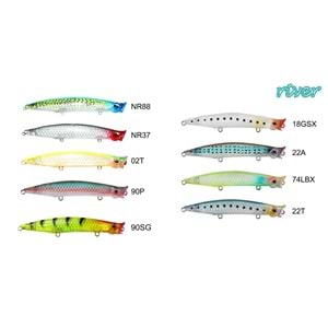 River Pop'n Catch 3D 9 Cm 8 Gr Popper 3D 02T