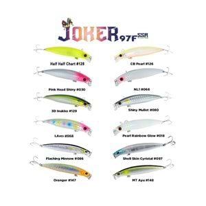 Fujin Joker 97mm 12.6gr SSR Floating Maket Balık jkr-pearl rainbow glow