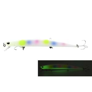 Fujin Flux 140mm 18gr Floating Maket Balık 018 Pearl Rainbow Glow Belly