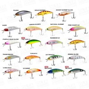 Ryuji Baby Minnow Sinking 5cm 4.5gr Maket Yem - Mackarel