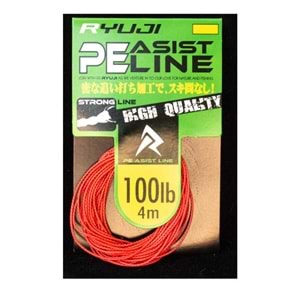 Ryuji Assist PE Line (RED) 60 LBS 4 MT