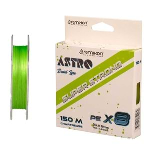 Remixon Astro 8X 150m Chartreuse İp Misina - 0.06 MM