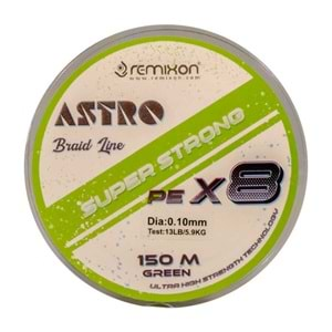 Remixon Astro 8X 150m Green İp Misina - 0.18 MM