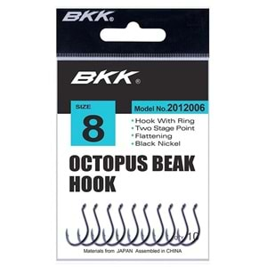 BKK Octopus Beak İğne - NO 3/0 8 PCS