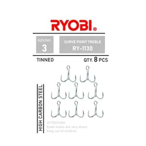 RYOBİ İĞNE CURVE POINT TREBLE - RY-1130 NO 3