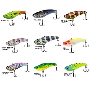 Ryuji Mirror Vib 4gr / 3.5cm Jig Yem - ALL GLOW