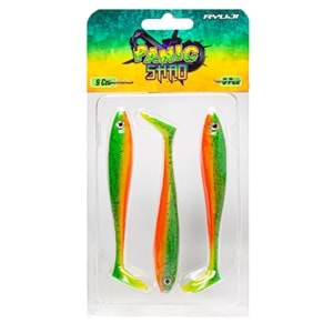 Ryuji Panic Shad 9cm 5.5gr Silikon Yem - RED HEAD UV