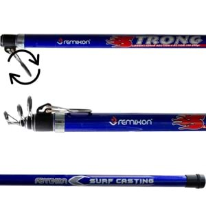 Remixon Strong 3.90m 100-250gr Blue Tele Surf Kamış