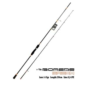 Fujin Boreas Bream 230cm 1-15gr Orange FBSB-762KR