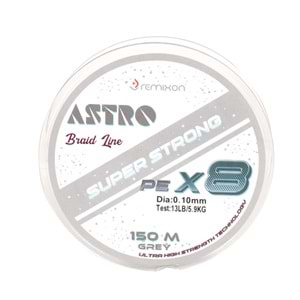 REMIXON ASTRO 8X150M, GREY İP MİSİNA - 0.10 MM