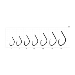 SASAME LIGHT CIRCLE TW F-401 BLACK N. İĞNE - 1/0