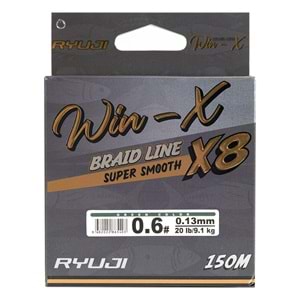 Ryuji WinX X8 150 Mt Green İp Misina 0.18 Mm