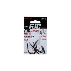 Fjc 3624 Chinu Hirauchihineri Black Nikel Olta İğnesi - 1/0