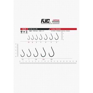 Fjc 3628 Chinu Ringed Black Nikel Olta İğnesi - 2