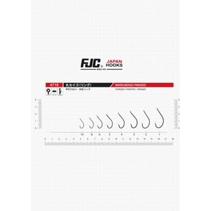 Fjc 4718 Marusegio Ringed Black Nikel Olta İğnesi - 4