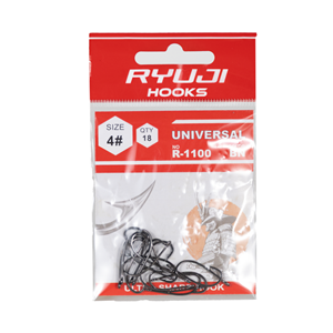Ryuji 1100 Üniversal Black Nickel Olta İğnesi NO 1/0