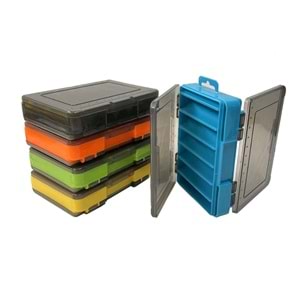 Captain 7223 Lrf Maket yem Kutusu 12 Gözlü 13x9x3 Cm Sarı