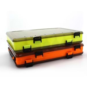 Captain 7219 Balık Kutusu 14 Gözlü 27x17x5.5 Cm Turuncu