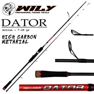 Wily Dator Spin Kamış 180 Cm 7-28 gr Spin Kamış