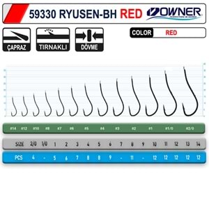 Owner 59330 Ryusen-Bh Red İğne NO 2