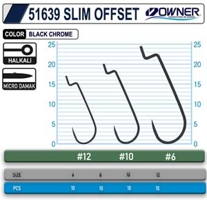 Owner 51639 Slim Offset - NO 6
