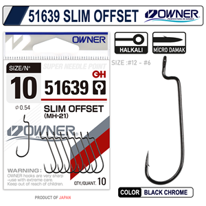 Owner 51639 Slim Offset - NO 8