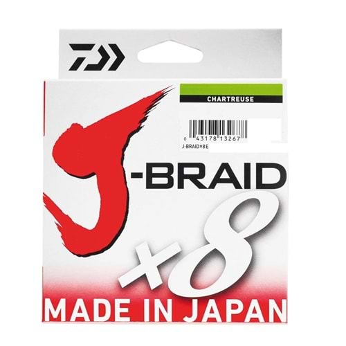 Daiwa JBraid 8 X Chartreuse 150m İp Misina