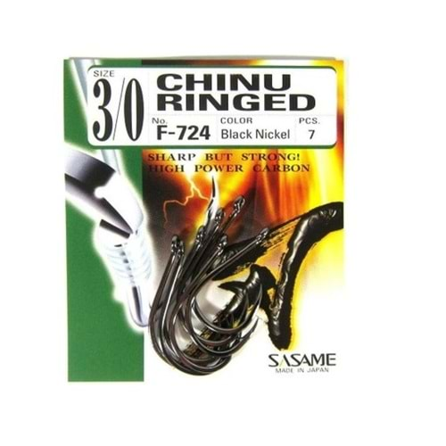 Sasame Chinu Ringed F-724 Serisi Olta İğnesi