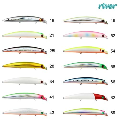 River Bass Professor 120F 12Cm 16G Maket Balık #66