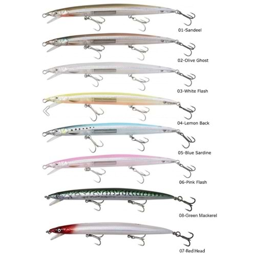 Savage gear Sandeel Jerk Minnow 145 14g Suni Yem 06-Pink Flash