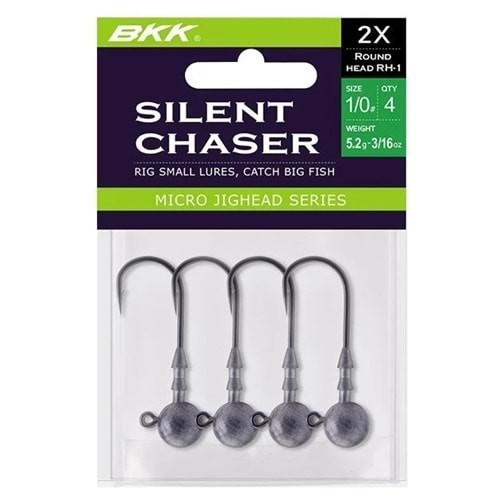 BKK Silent Chaser- Round Head Jighead 4/0 no 14 gr