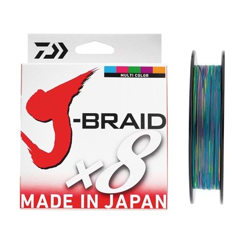 Daiwa JBraid 8B 300 M Multi color İp Misina