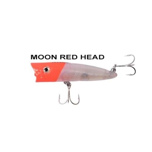 Ryuji Sea Popper 7cm 8.5gr Top Water Maket Yem MOON RED HEAD