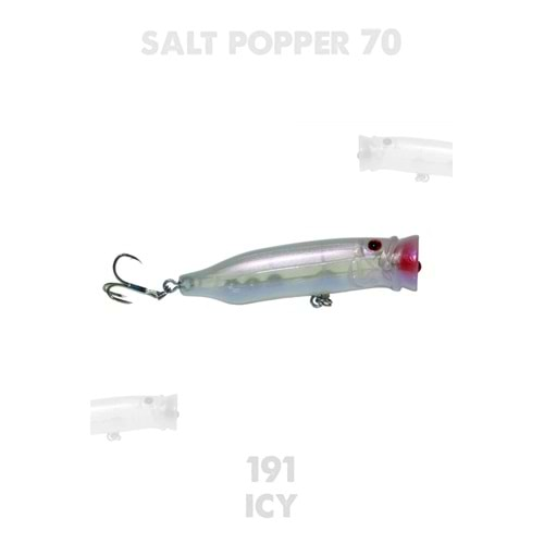 Fujin Salt Popper 70mm 9.5gr Su Üstü Maket Balık 191 lcy