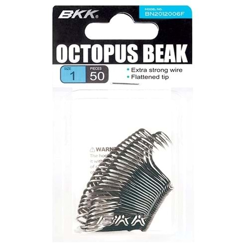 BKK Octopus Beak İğne 50 Adet 0 No 3/0