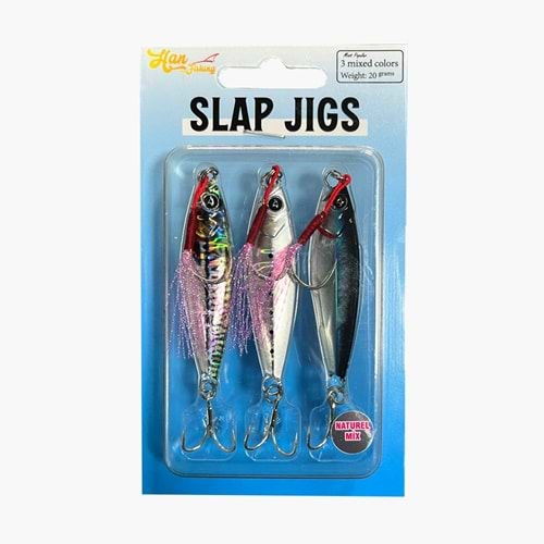 Hanfish Slap Jigs Naturel Mix