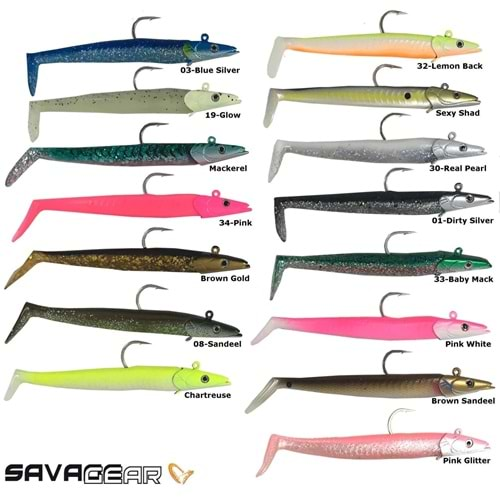 SAVAGE GEAR SANDELL 12.5 CM DİRTY SİLWER