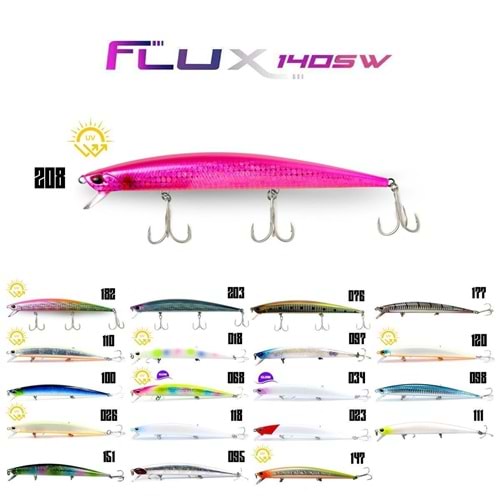 Fujin Flux 140mm 18gr Floating Maket Balık - 120 Nacre Lemon