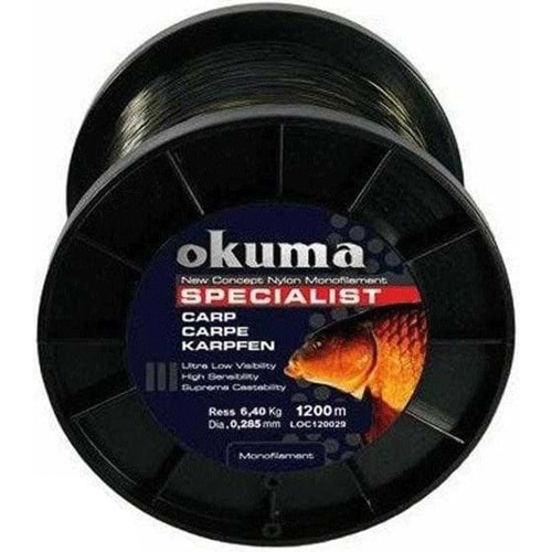 OKUMA CARP 0.26 MM 1200 MT