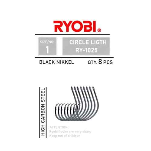 RYOBİ İĞNE CIRCLE LIGTH - RY-1025 - NO 2/0