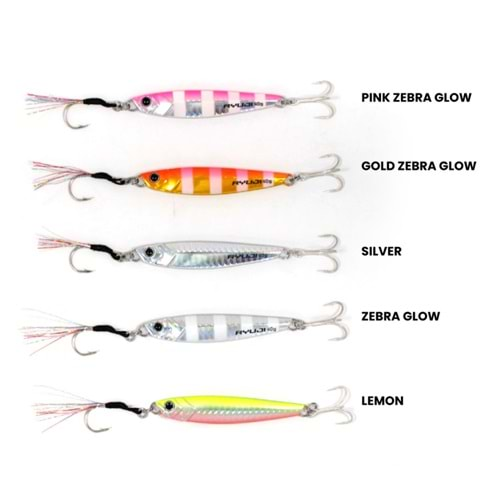 RYUJI JIG KING 30 GR - PİNK ZEBRA GLOW