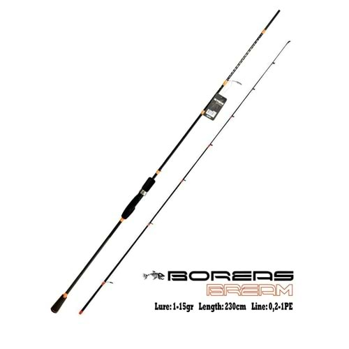 Fujin Boreas Bream 230cm 1-15gr Orange FBSB-762KR