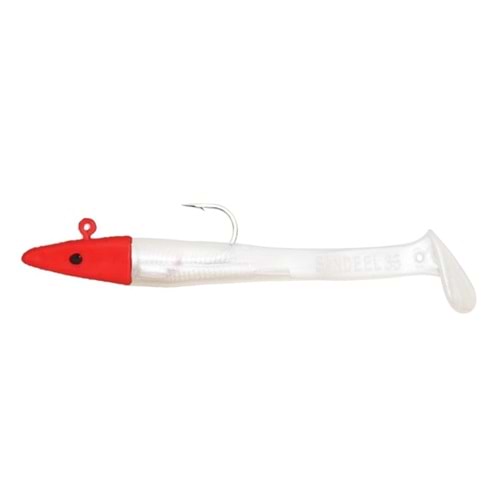 Hanfish Sandeel 6.5 cm 3.2 gr Silikon Yem - SL-680 Red Peary White