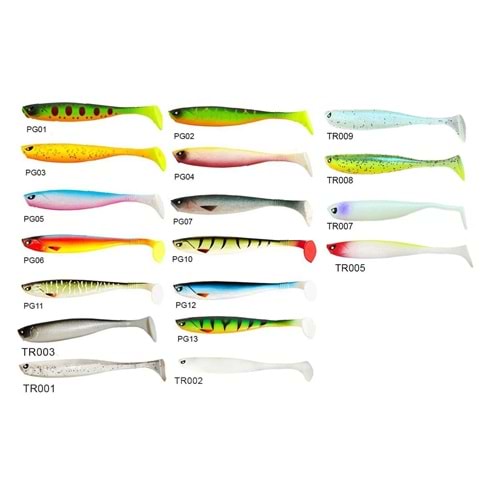 Lucky John Basara 3D Soft Swim 3.5'' (8.89 cm) 6P Silikon Yem - TR007