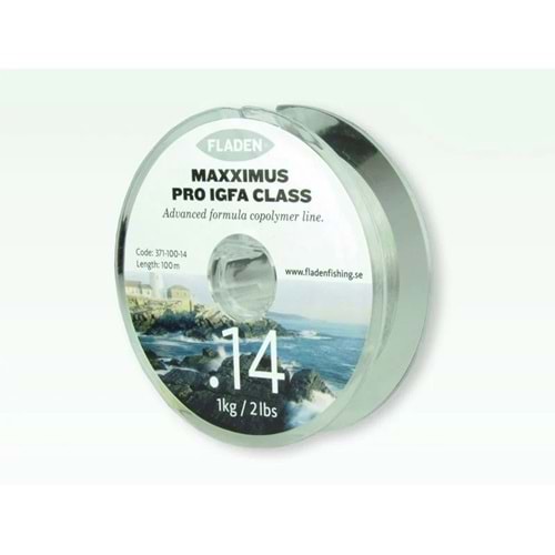 Fladen Maxximus İgfa Pro Şeffaf Misina 100 Mt - 0,50 MM