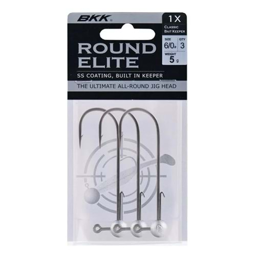 BKK Round Elite-Classic Bait Keeper Jighead